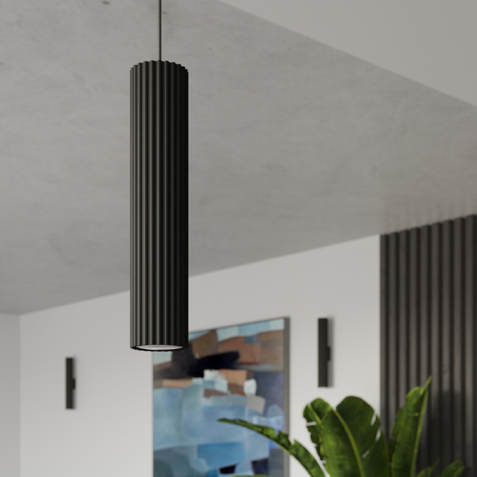 Hanglamp KARBON 1 zwart