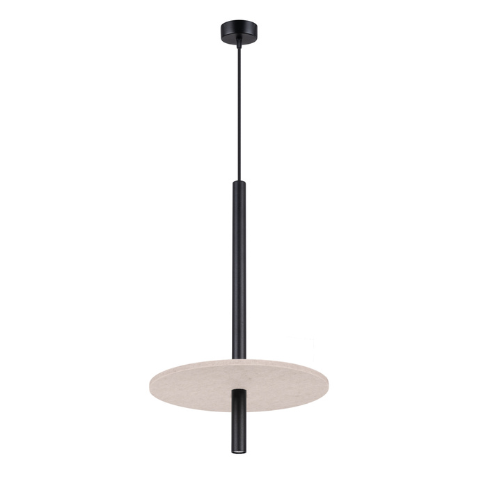 Hanglamp FELTRO 1 zwart/beige