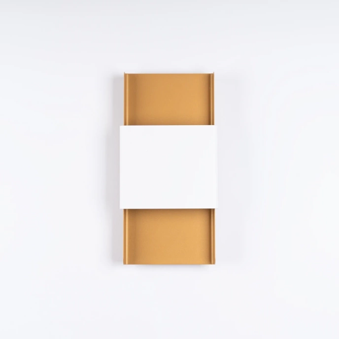 Wandlamp DURLIN goud/wit