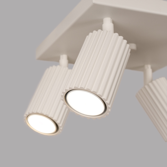 Plafondlamp KARBON 4 beige