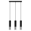 Hanglamp LOOPEZ 3L zwart/chroom