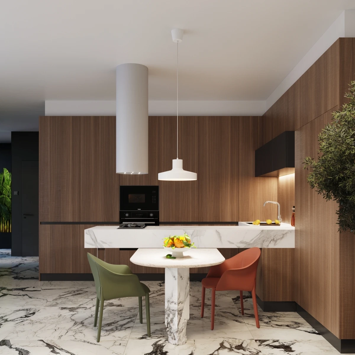 Hanglamp BILO biała