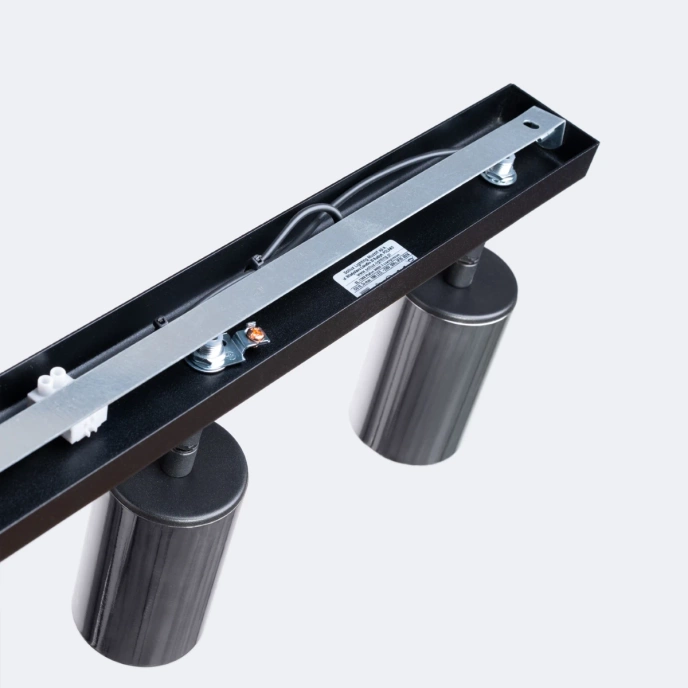 Plafondlamp WINX 3 zwart/chroom