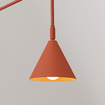 Wandlamp NOX rood oker