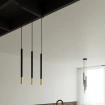 Hanglamp MOZAICA 3L zwart/goud
