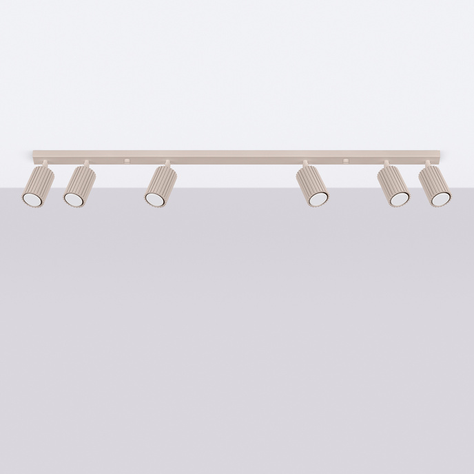 Plafondlamp KARBON 4 taupe