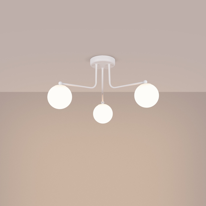 Kroonluchter ASTRAL 3 wit