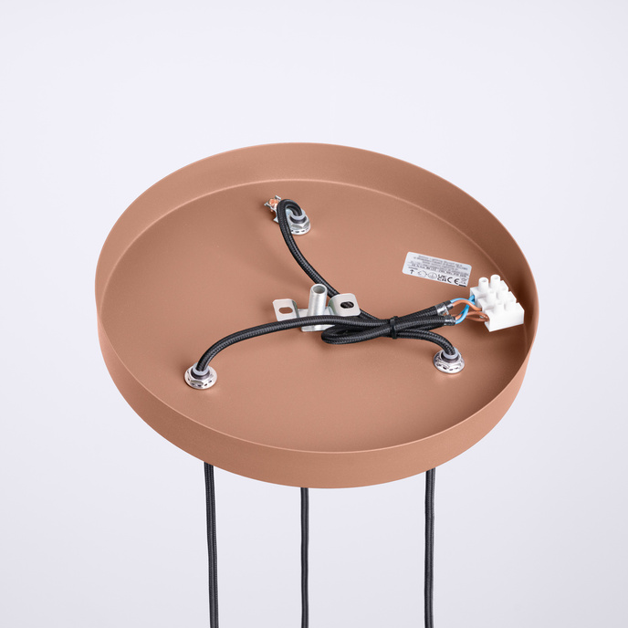 Hanglamp HALO 3P mokka