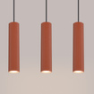 Hanglamp KARBON 3L rood oker