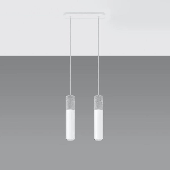 Hanglamp BORGIO 2 wit