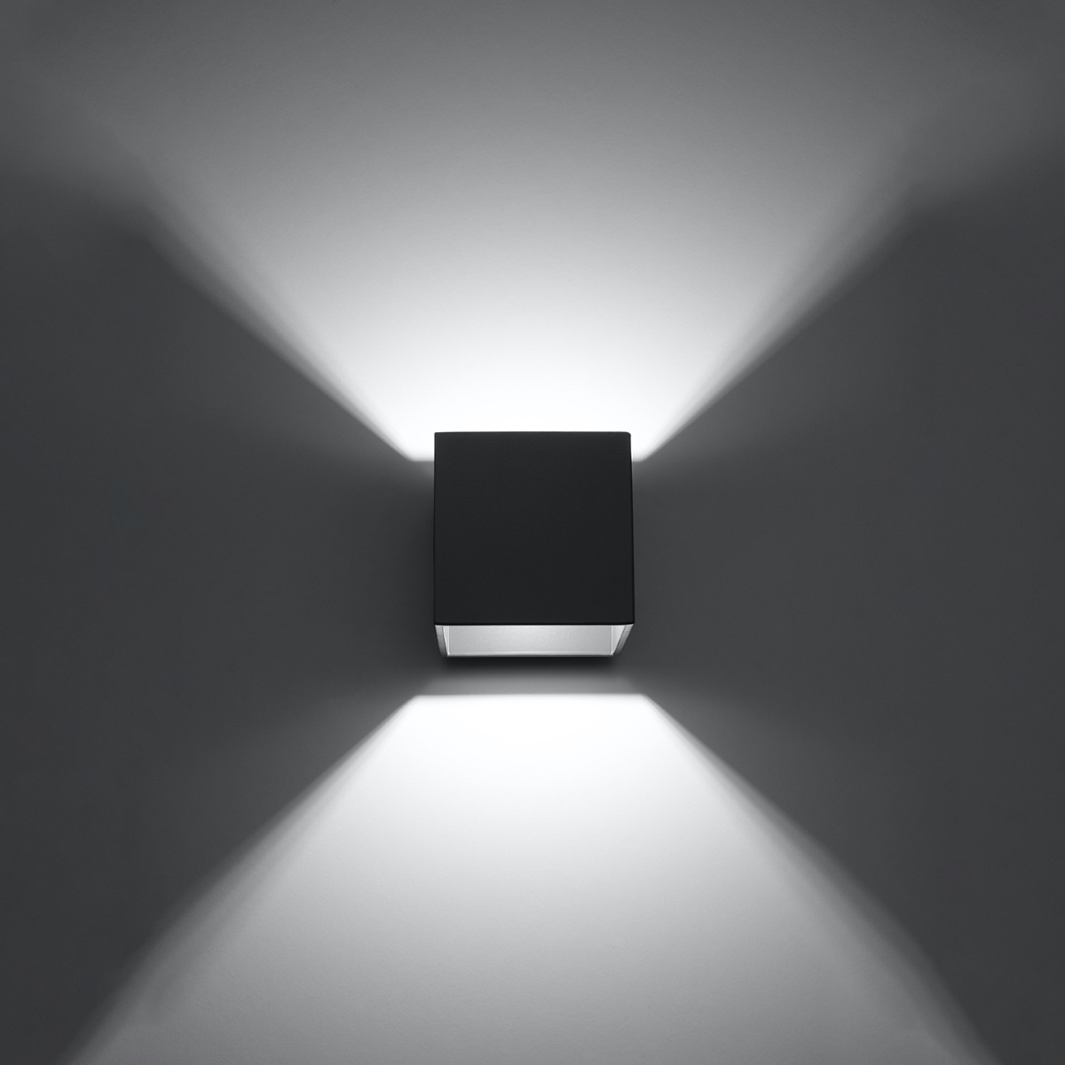 Wandlamp QUAD 1 antraciet