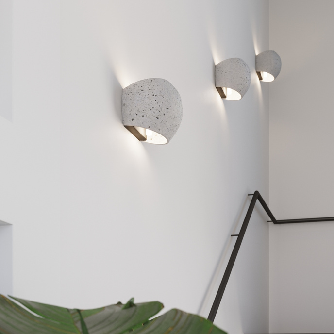 Wandlamp GLOBE beton