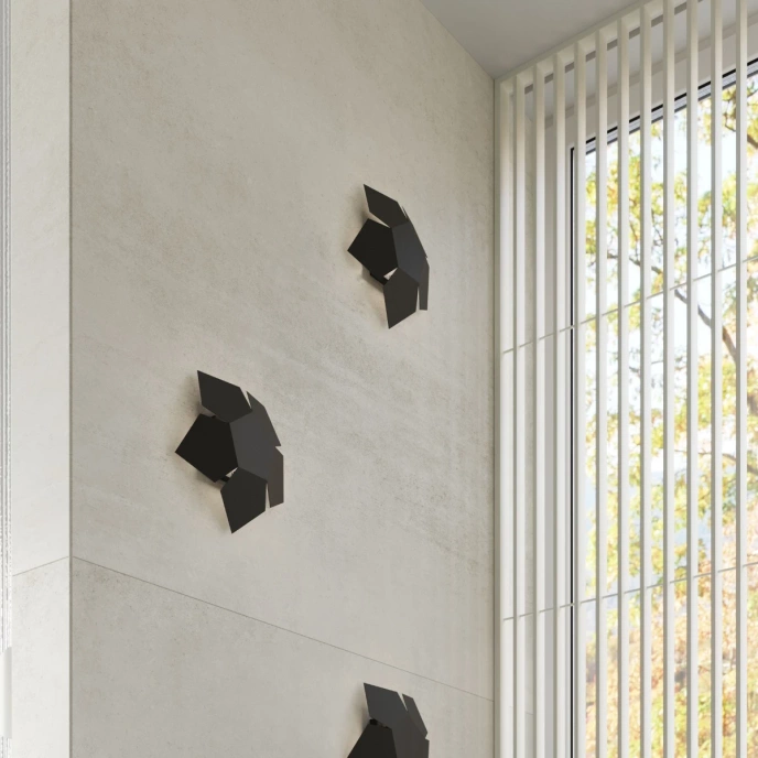 Wandlamp PENTA zwart