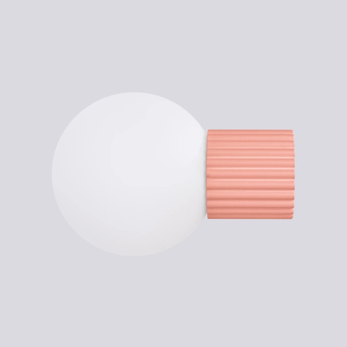 Wandlamp HALO perzik IP44