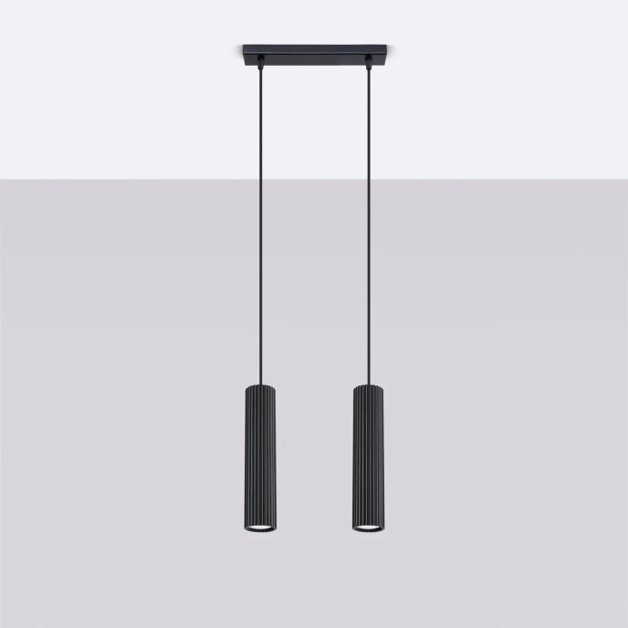 Hanglamp KARBON 2 zwart