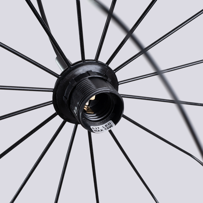 Hanglamp SKAAR zwart