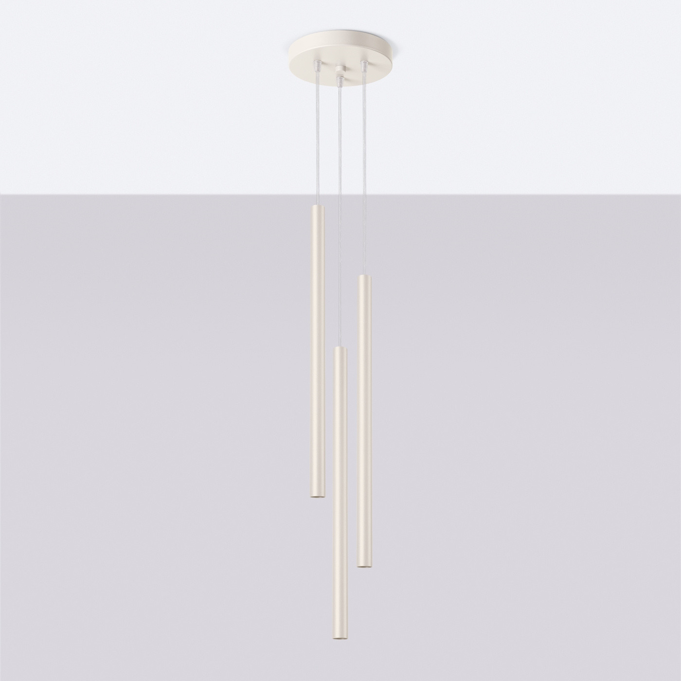 Hanglamp PASTELO 3P beige