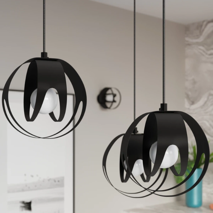 Hanglamp TULOS 1 zwart