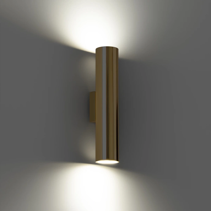 Wandlamp LAGOS 2 gepolijst goud