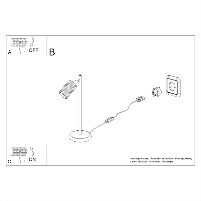 Plafondlamp KARBON 4L taupe