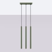 Hanglamp PASTELO 3 olijfgroen