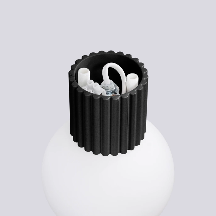 Wandlamp HALO zwart IP44