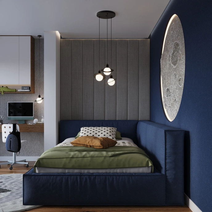 Hanglamp HYPERION 3P zwart