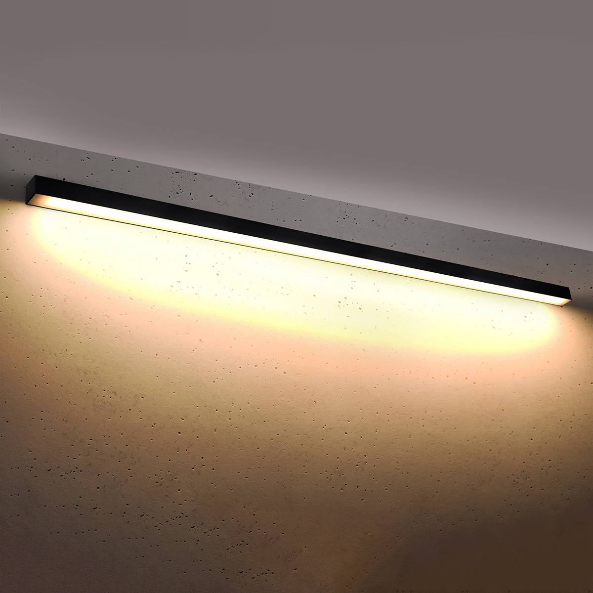 Wandlamp PINNE 200 zwart