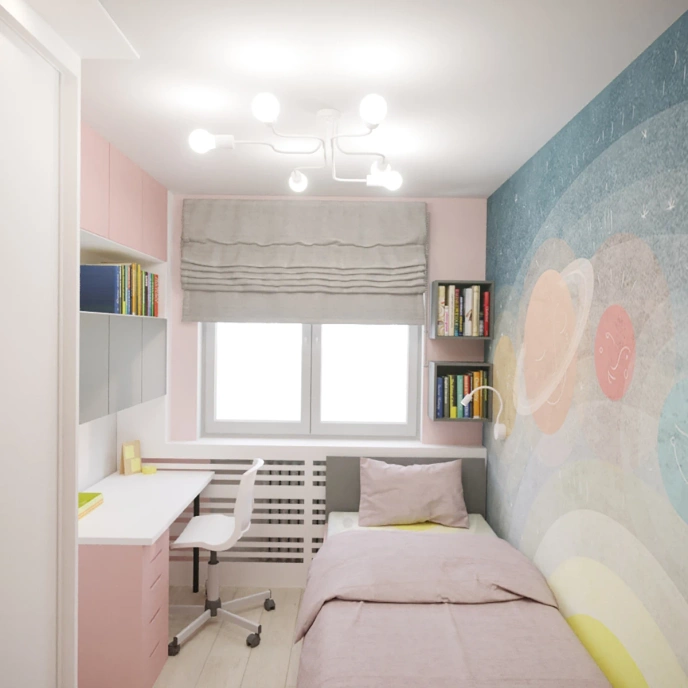 Kroonluchter VECTOR 6 wit