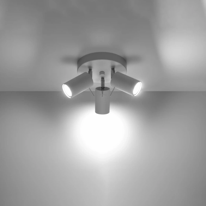 Plafondlamp RING 3P wit