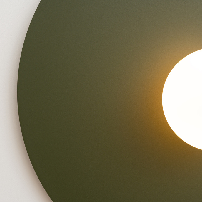 Wandlamp AKE 50 olijfgroen