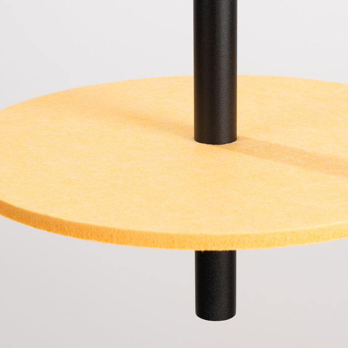 Hanglamp FELTRO 1 zwart/geel