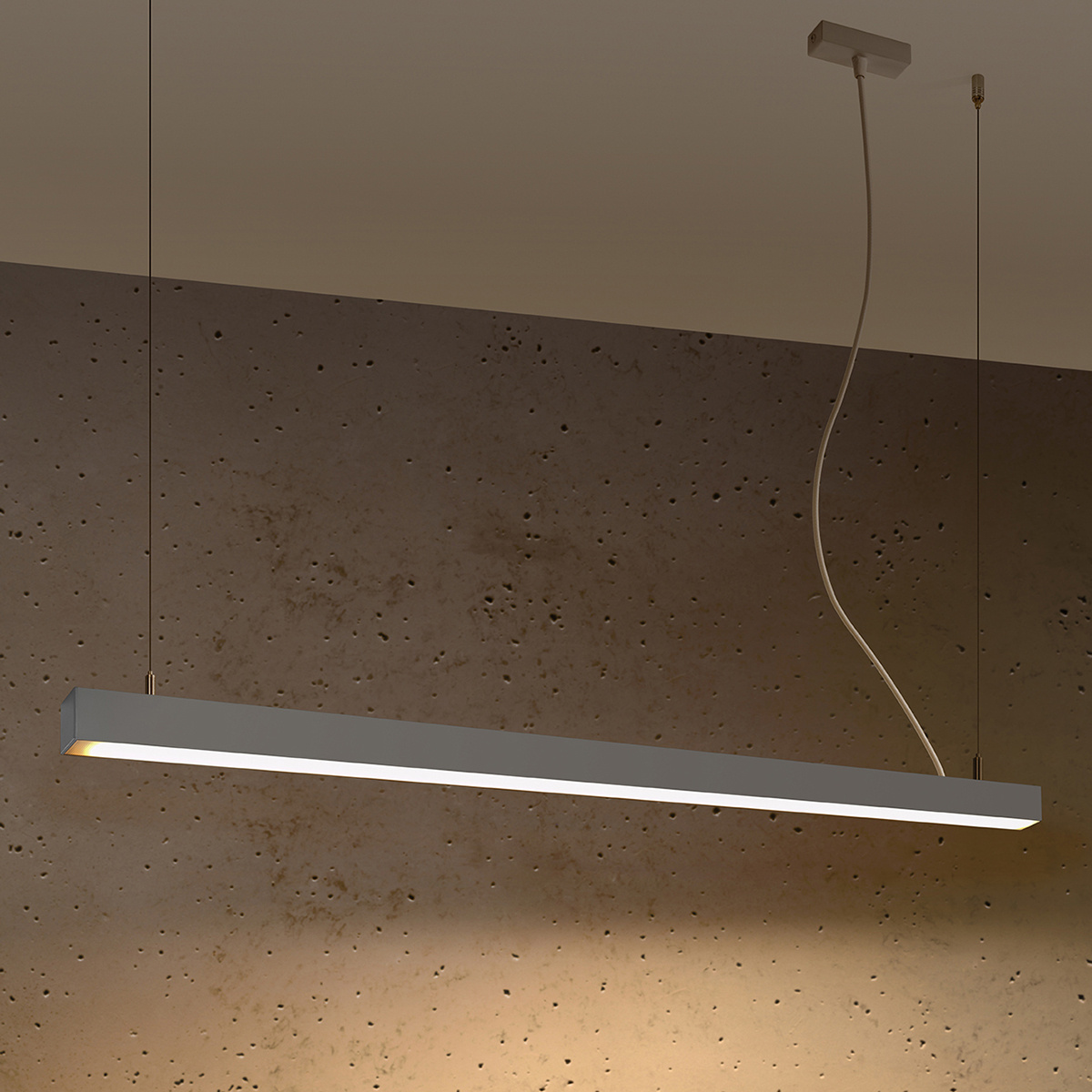Hanglamp PINNE 118 grijs