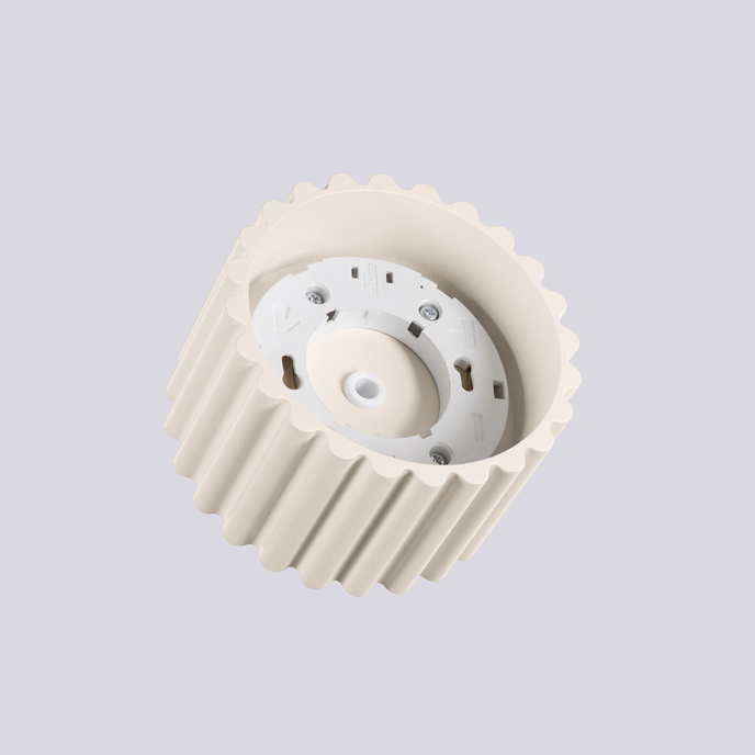 Plafondlamp AURA 1 beige Gx53