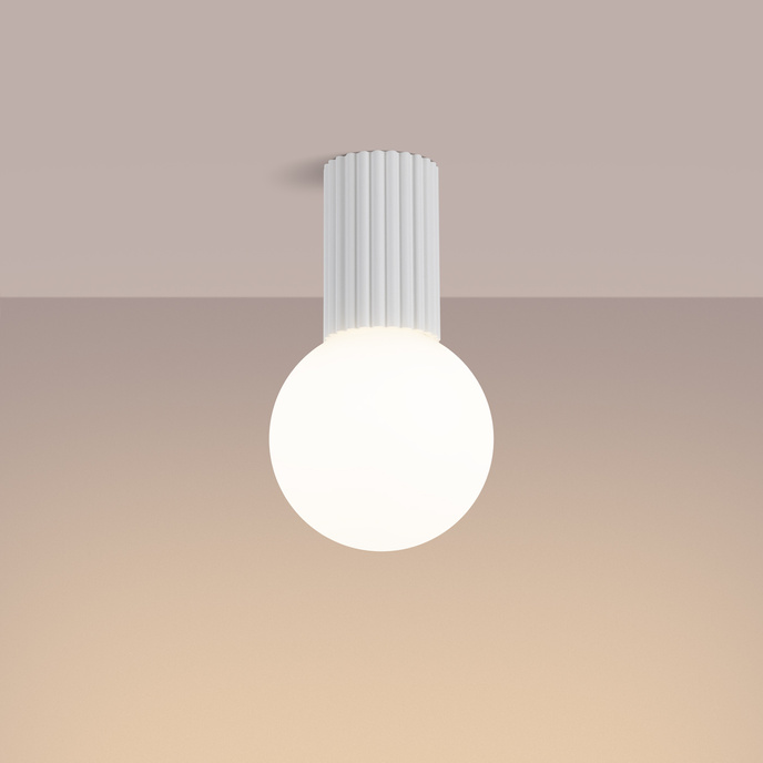 Plafondlamp HALO wit IP44