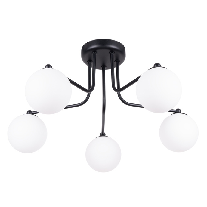 Kroonluchter ASTRAL 5 zwart