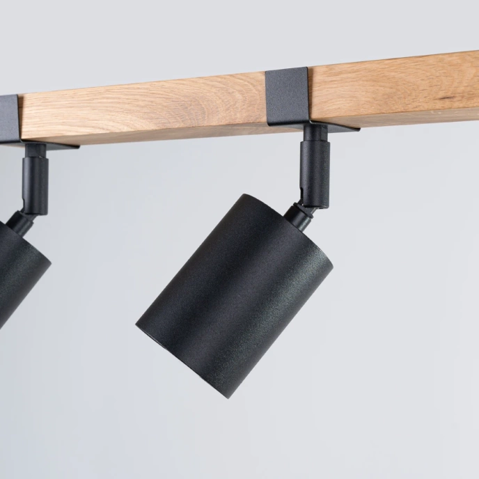 Plafondlamp FAGER 3 zwart