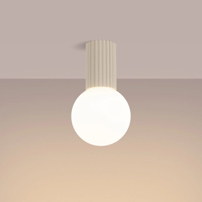 Plafondlamp HALO beige IP44