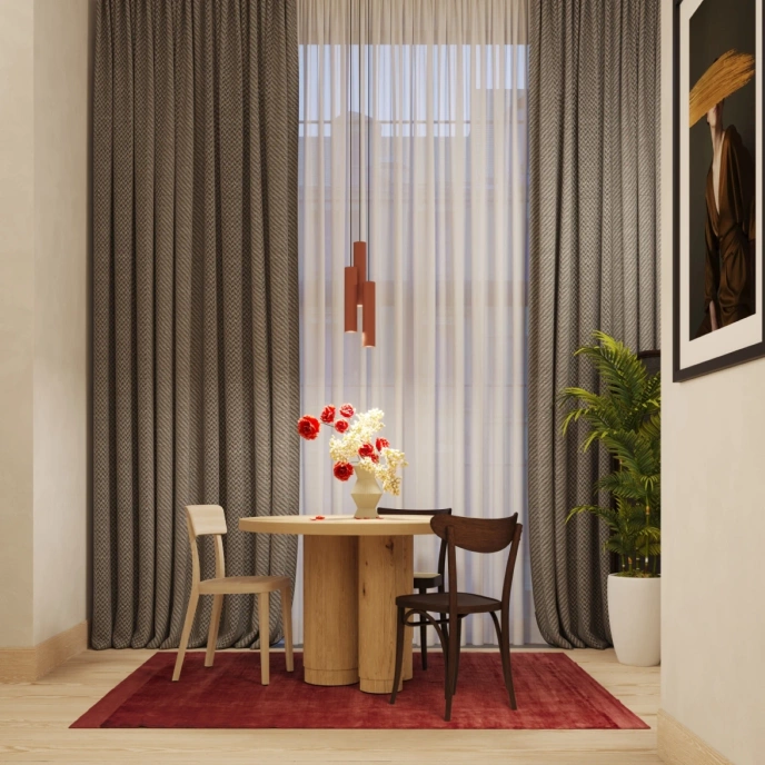 Hanglamp LAGOS 2 rood oker