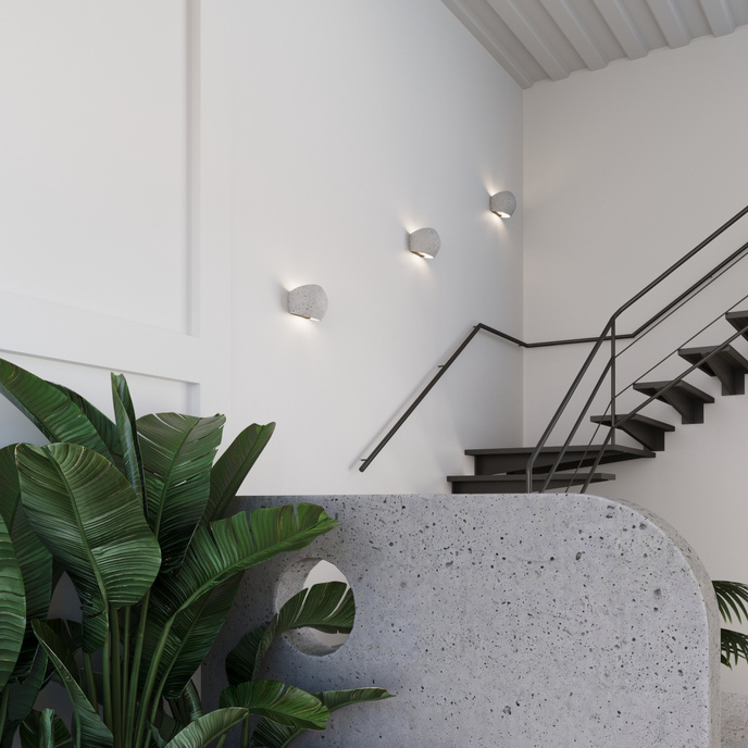 Wandlamp GLOBE beton