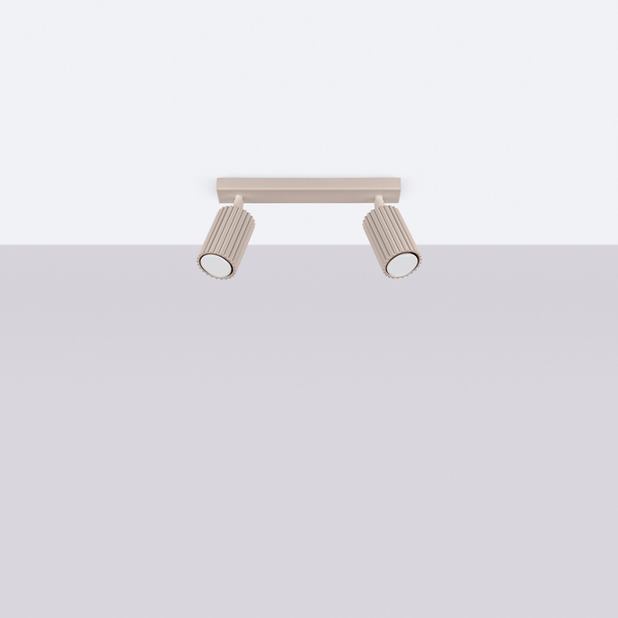 Wandlamp KARBON taupe