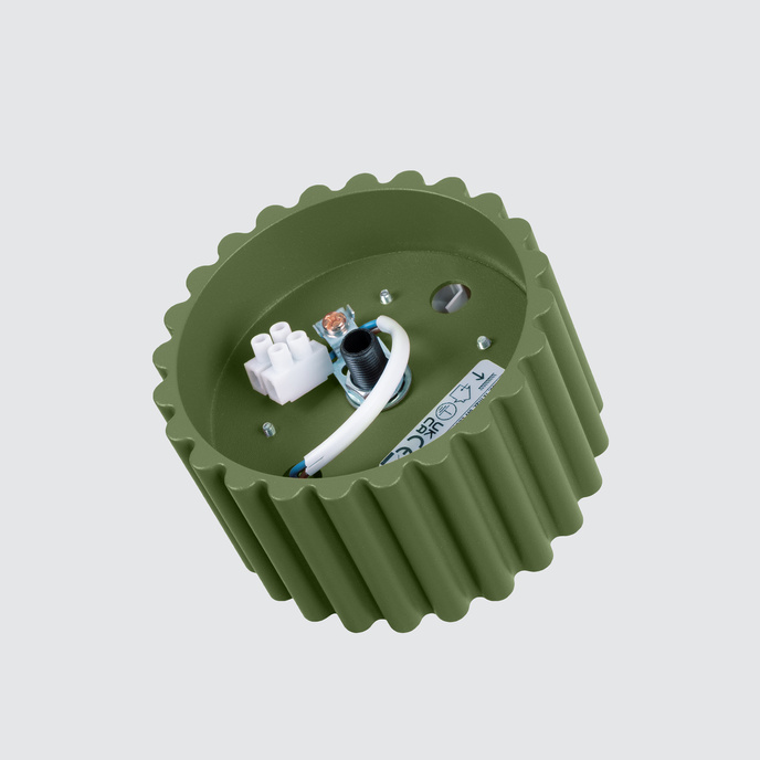 Plafondlamp AURA 1 olijfgroen Gx53