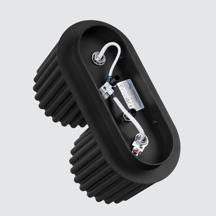 Plafondlamp AURA 2 zwart GU10