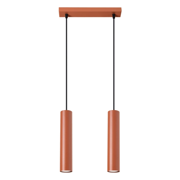 Hanglamp LAGOS 2 rood oker