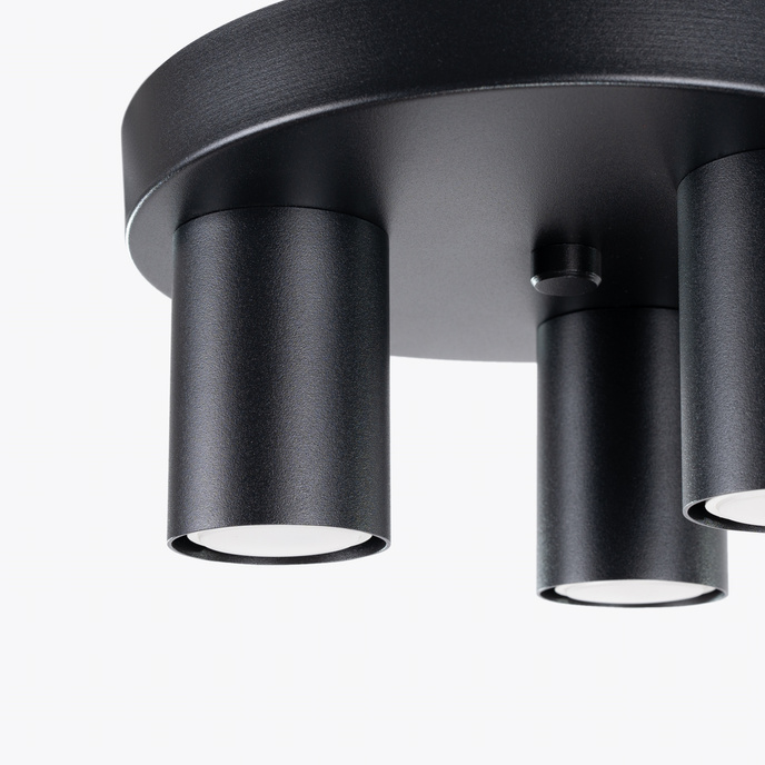 Plafondlamp LAGOS 3P zwart