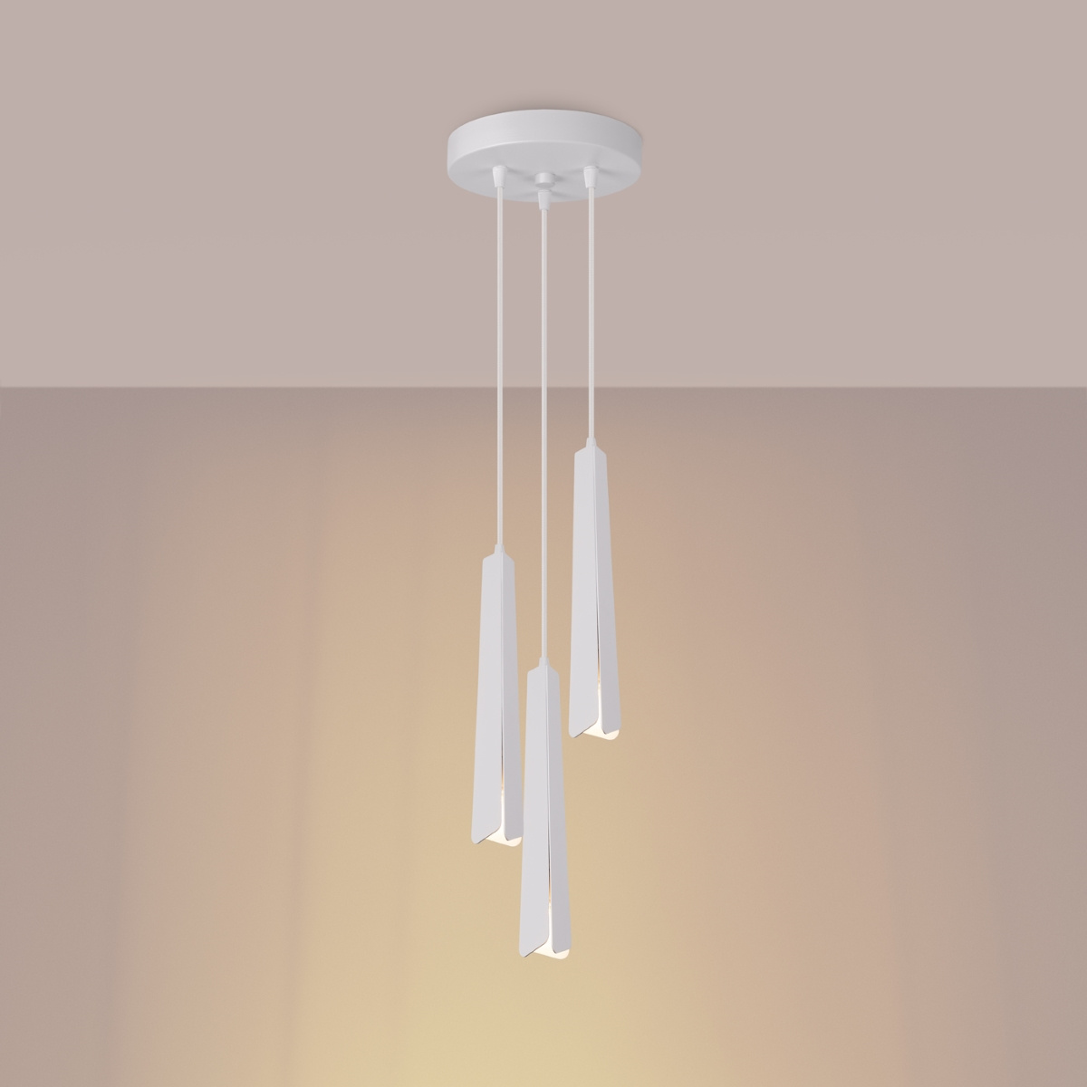 Hanglamp PRYSM 3P wit
