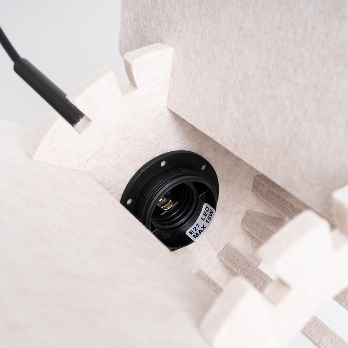 Hanglamp MULA 45 beige