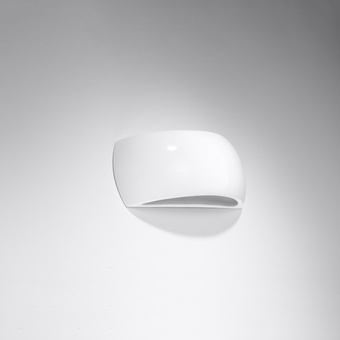 Gelakte wandlamp PONTIUS wit glans