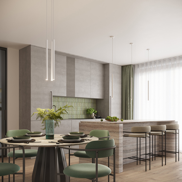 Hanglamp ARCHE 2P wit