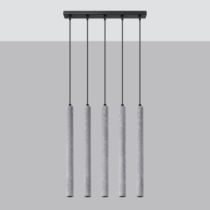 Hanglamp PASTELO 5L beton